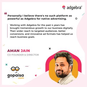 GoPaisa Testimonial (Aman Jain)